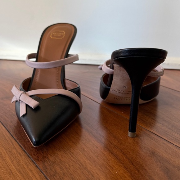 Malone Souliers leather mule with bow detail, sz 38 - Picture 4 of 12